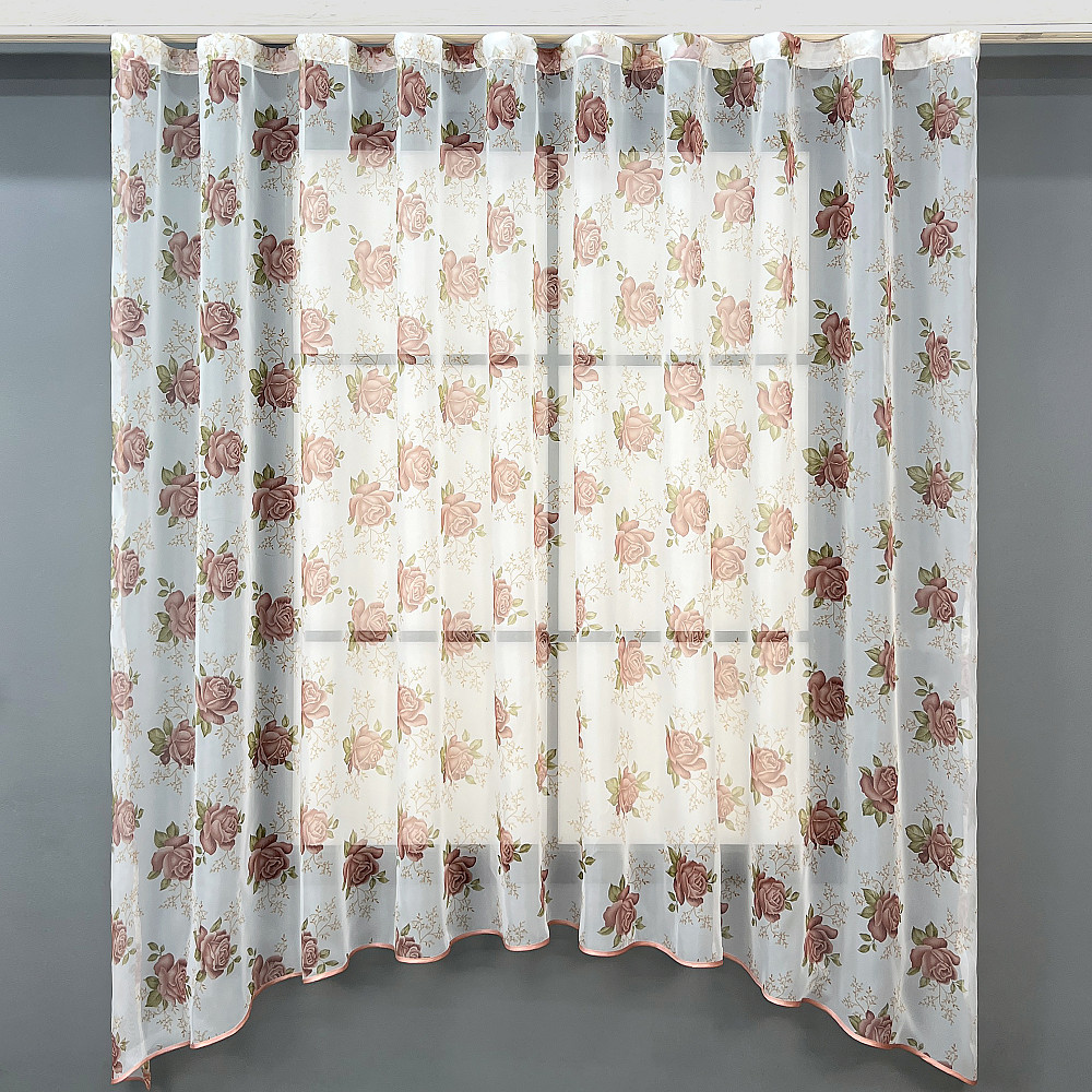 Кухонна арка VR-Textil № 000к білий з пудровим 280х170 см (51-268) Київ - фото 1