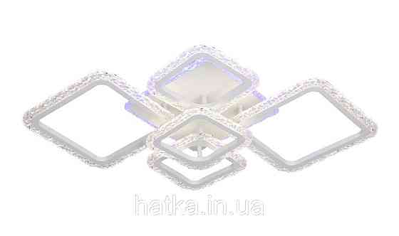 Люстра стельова світлодіодна VALESO Акрил/Метал Білий 2966/5 RGB WT Київ