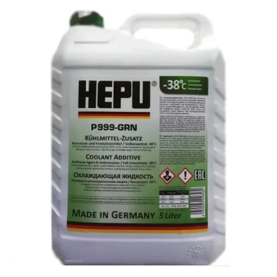 Антифриз HEPU концентрат зеленый 5 л. (107301) Винница - изображение 1