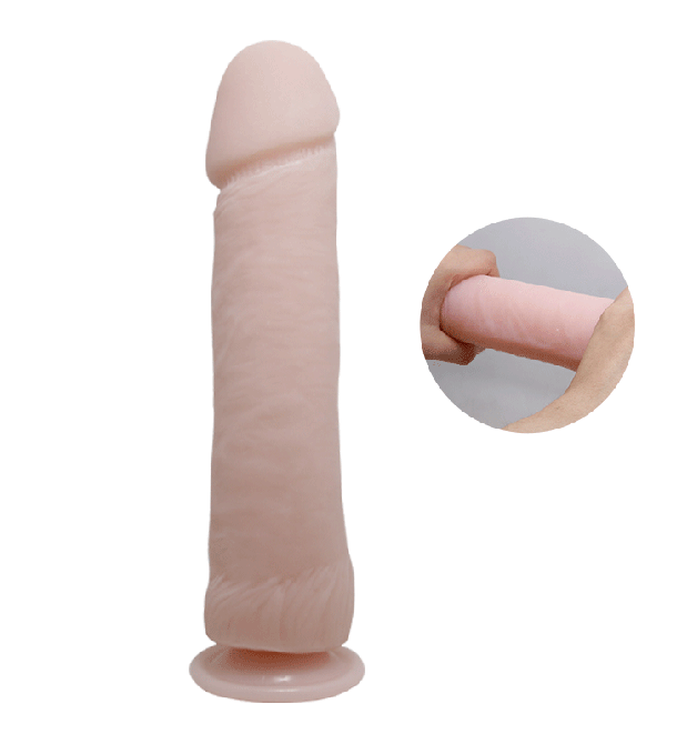 Фалоімітатор без мошонки - The Big Penis String Stimulation, 26 см Sex Aura Київ - фото 8