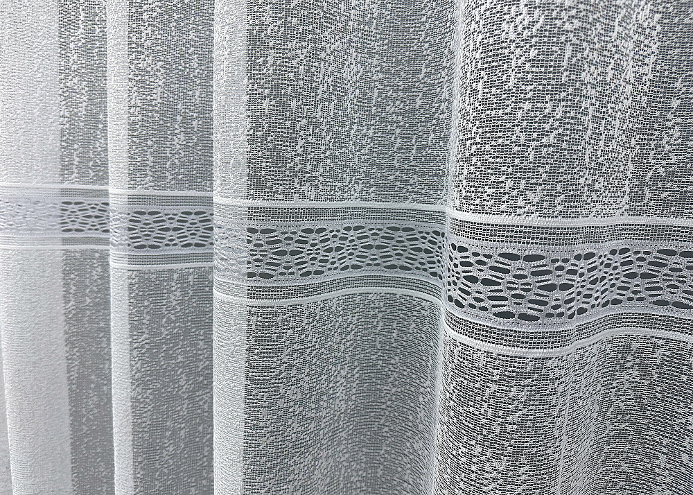 Тюль VR-Textil 1549т Bari Жакард Білий 250х270 см (42-0985) Київ - фото 5