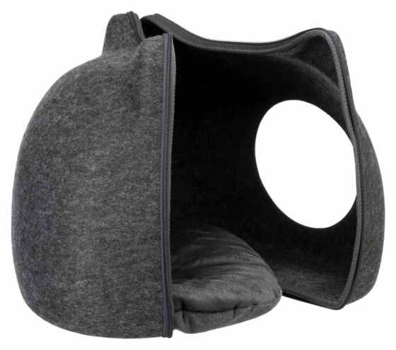 Будиночок для котів і собак Trixie Cat (Тріксі) 38х35х37 см фетр на застібці Запоріжжя