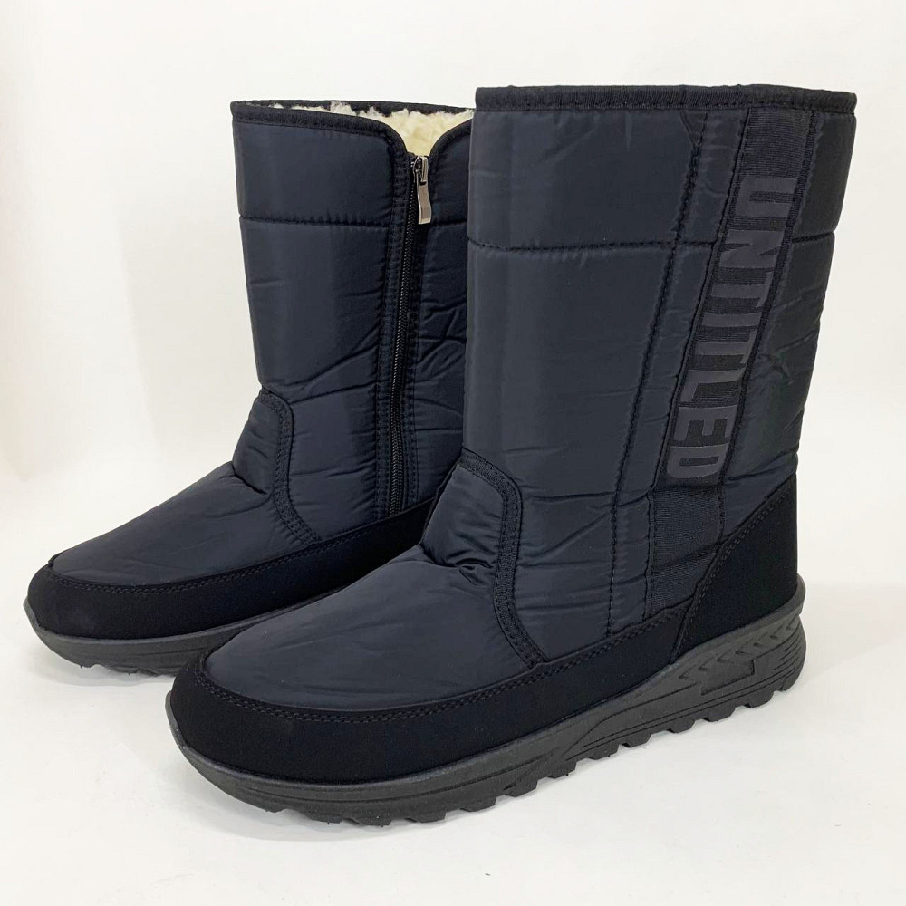 Резиновые утепленные сапоги мужские короткие 43р, Бурки низкие, Ботинки робочие, Бурки дедушы YK-81 Львов - изображение 6