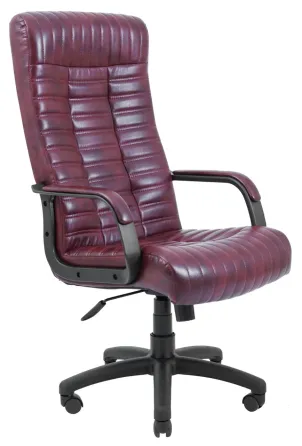 Офісне Крісло Керівника Richman Provence Titan Bordo Пластік Річ М1 Tilt Бордовый Київ