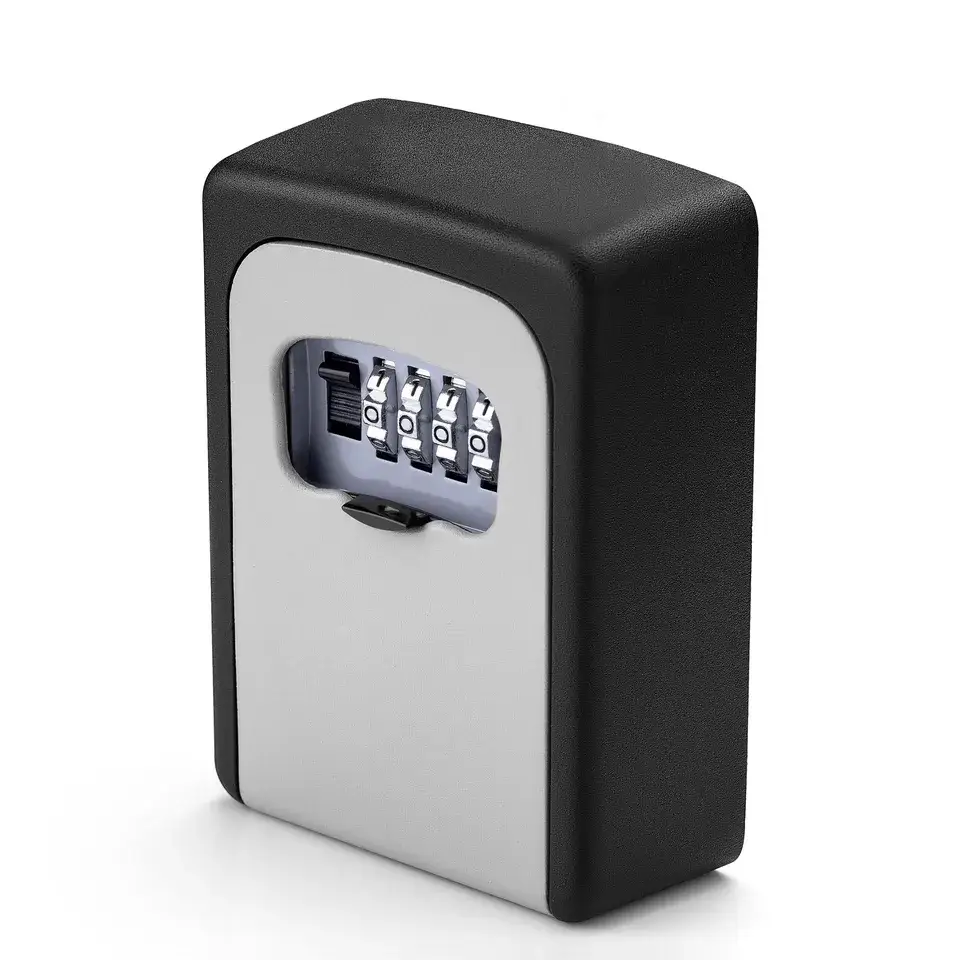 Наружный мини сейф Optimus CH-801 с кодовым замком (120 х 85 х 40мм) Серый Киев - изображение 3