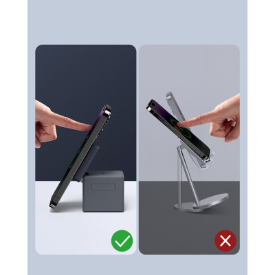 Зарядное устройство Anker MagGo Wireless Charging Station 15W 3-in-1 Cube Black (Y1811G11) Винница - изображение 8