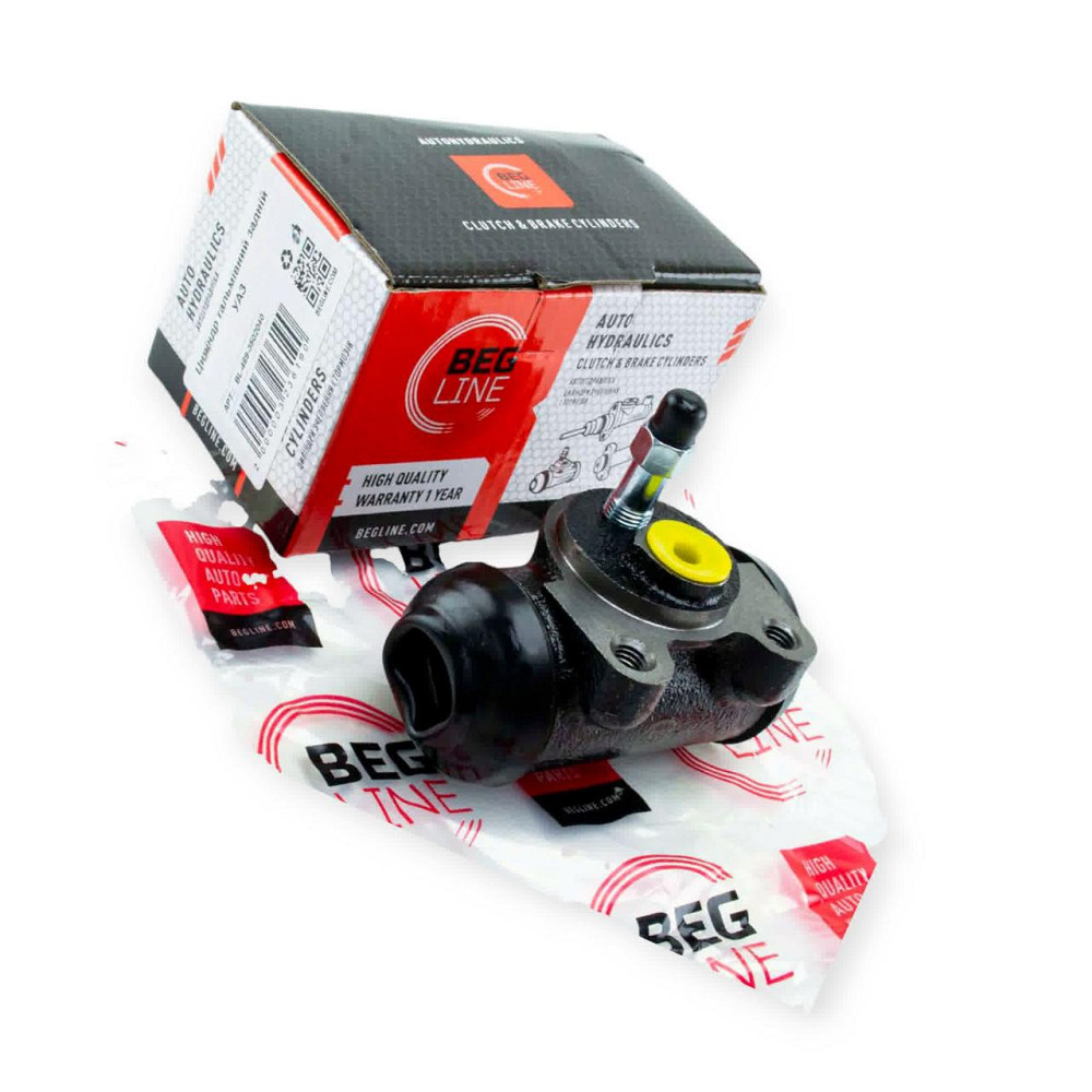 Циліндр заднього гальма УАЗ 452, 469, 3741, 3151 старий зразок (трубка d 12 мм, поршень d 32 мм) (ЗТЦ) колісний Мукачево - фото 1