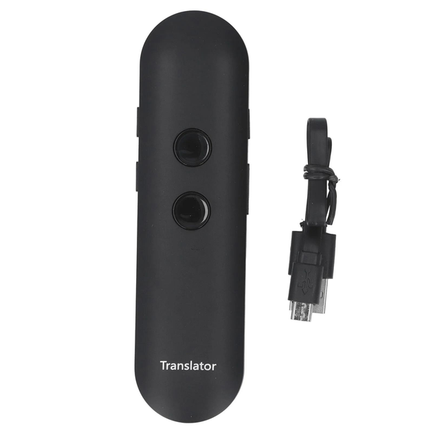 Голосовой электронный переводчик AI Translator T4 800мАч (Черный) Винница - изображение 3