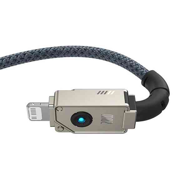 Кабель Type-C - Lightning Baseus Unbreakable Series для быстрой зарядки и передачи данных 20W 2m Stellar цвет Одесса