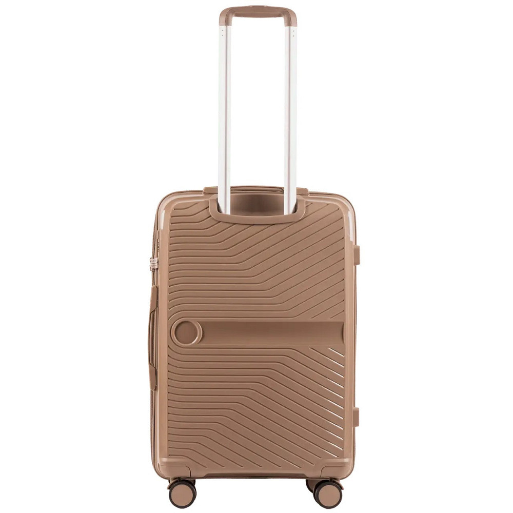 Чемодан полипропиленовый WINGS 181-04 средний 68 см шампань Киев - изображение 3