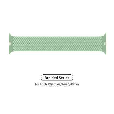 Ремешок для смарт-часов Armorstandart Braided Solo Loop для Apple Watch 49/46/45/44/42 (Series 1-3) Mint Size 6 (148 mm) (ARM64913) Винница