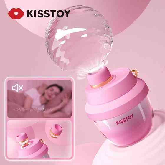 Вакуумний стимулятор-брелок KISSTOY Kiss Pods, 5 рівнів інтенсивності + Turbo-режим, 2 насадки Sex Aura Київ