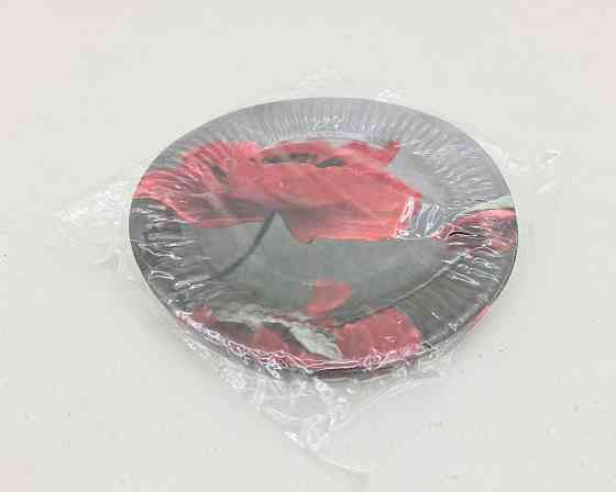 Бумажная тарелка с рисунком  18см