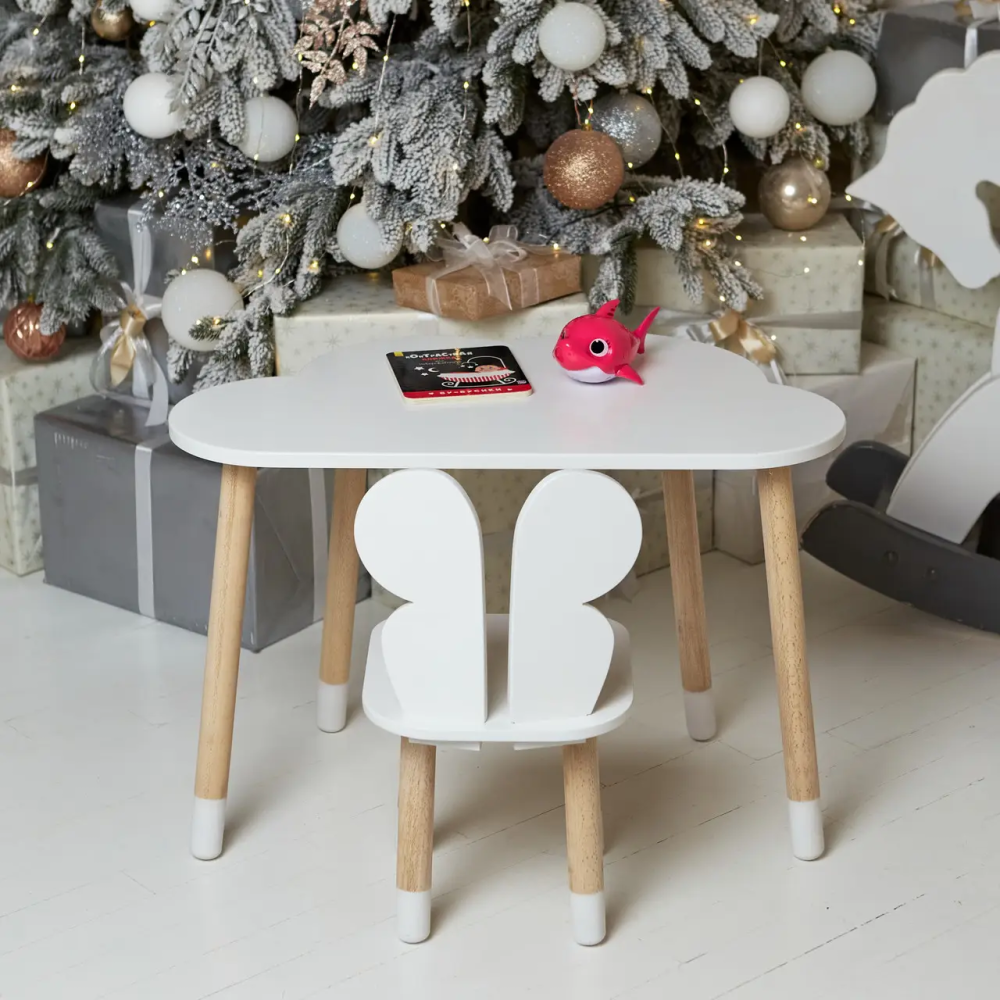 Дитячий столик Хмара та стільчик Метелик білий Вінниця - фото 9