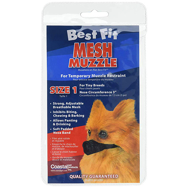 Coastal Best Fit Mesh Muzzle КОСТАЛ БЕСТ ФИТ намордник для собак, нейлон Киев - изображение 1