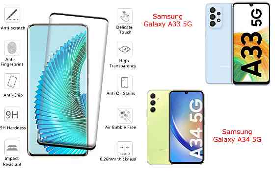 Захисне скло HyperGlass Pro для Samsung Galaxy A33 5G, Galaxy A34 5G – максимальна чутливість та захист Київ