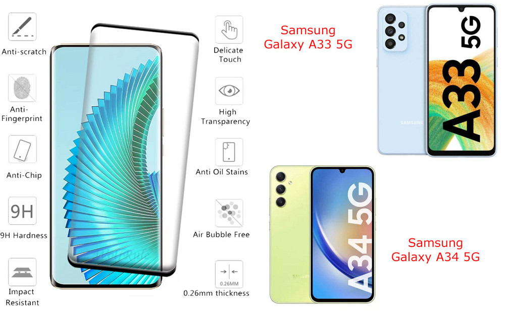 Захисне скло HyperGlass Pro для Samsung Galaxy A33 5G, Galaxy A34 5G – максимальна чутливість та захист Київ - фото 2