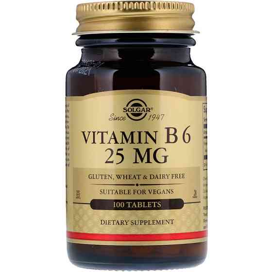 Вітамін В6 (Vitamin B6) 25 мг 100 таблеток Київ