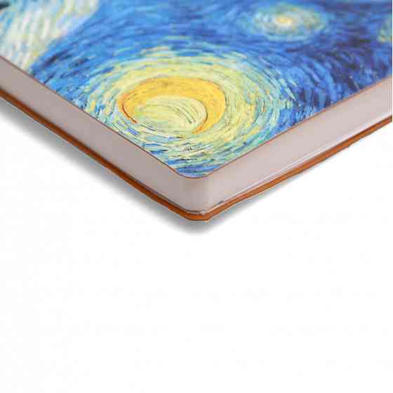 Записна книжка з Нанокрафта Ван Гог "Зоряна ніч" 20202-KR в крапку, м'яка обкладинка, 96 аркушів Вінниця