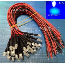 Світлодіод 12V з дротом під пайку, довжина 20см Полтава - фото 1