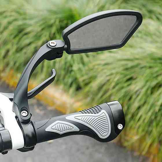 Асиметричне дзеркало для велосипеда 360°/180° з кріпленням Київ