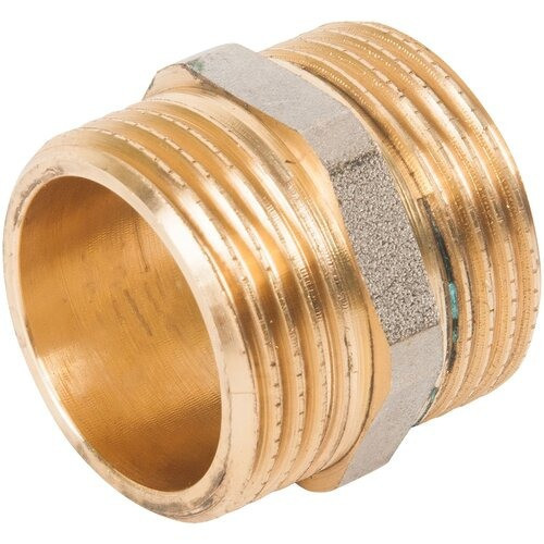 З'єднувач різьбовий зовнішнє різьблення 3/4"x3/4", в блістері Одеса - фото 1