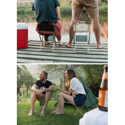 Стул складной Naturehike MZ01 NH18M001-Z чорний (6927595733806) Винница - изображение 5