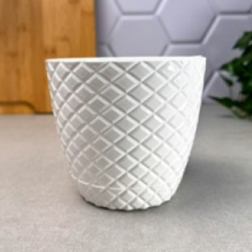 Вазон Kesme 1,6л білий ELIF Житомир - изображение 2