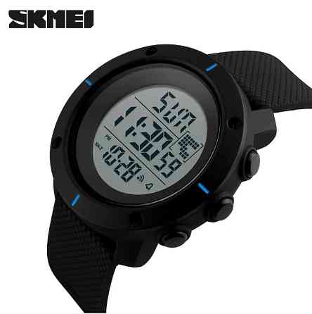 Мужские спортивные часы Skmei 1213 dekker чорные с синим Винница
