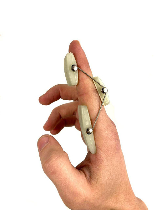 Шина плвстикова для пальця Orthopoint HS-41, ортез на палець руки, бандаж на палець Розмір M Кам'янець-Подільський - фото 3