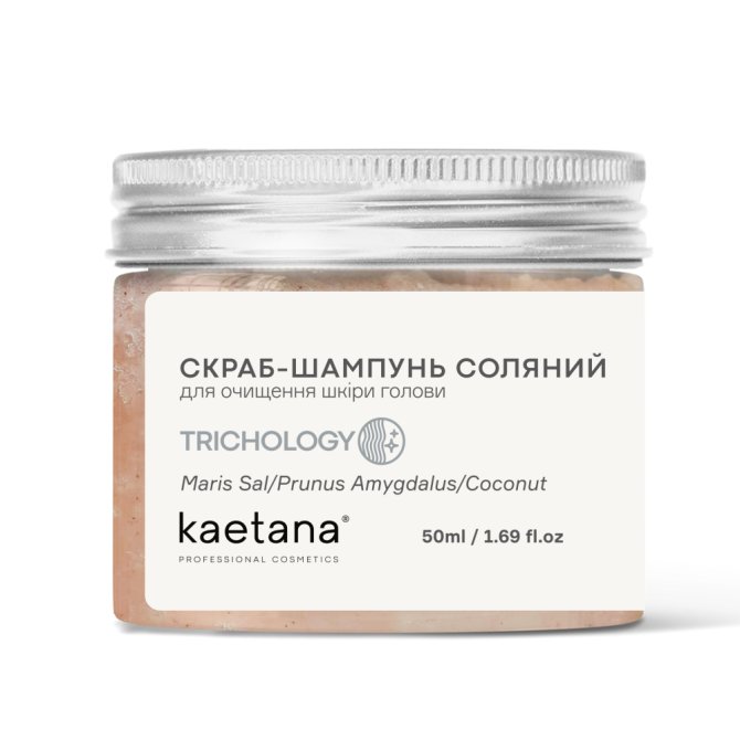 Скраб-Шампунь Соляной Kaetana 50 мл Винница - изображение 1