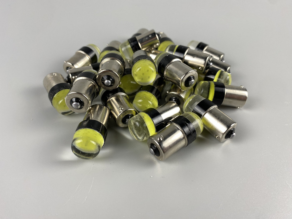 Лампа LED стоп-сигнал покажчик повороту 12V COB chip цоколь 1141 BAU15s Мукачево - фото 2