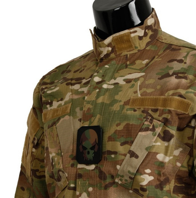 Шеврон 3D PVC на липучке Mil-Tec 16832120 “Skull