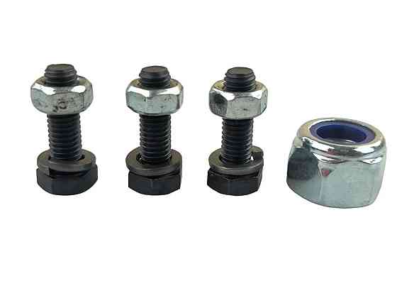 Болт опоры 2101-2107 (3 болта с гайками, гайка М14 с/к) (М8х1,25х25) шаровой Мукачево