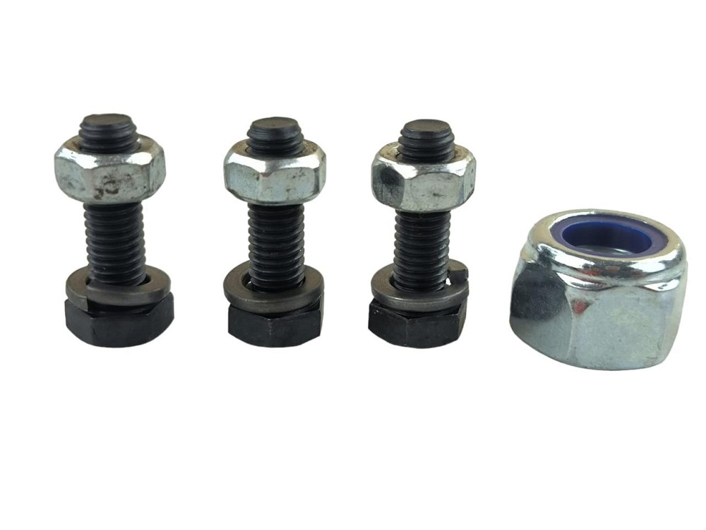 Болт опоры 2101-2107 (3 болта с гайками, гайка М14 с/к) (М8х1,25х25) шаровой Мукачево - изображение 1