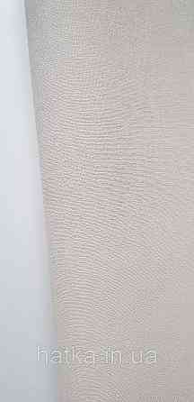 Обои виниловые на флизелине горячего тиснения DUKA Selective 1.06x10 однотонные под ткань лен матовые бежевые кремовые 32451 Киев