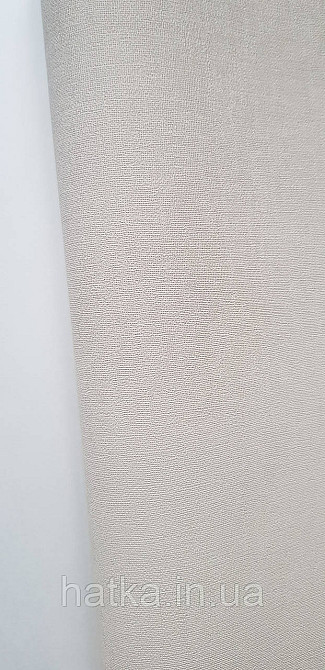 Шпалери вінілові на флізеліні гарячого тиснення DUKA Selective 1.06x10 однотонні під тканину льон матові бежеві кремові 32451 Київ - фото 2