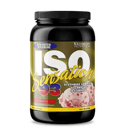 Протеин Ultimate Nutrition Iso Sensation 908 g (Delicious Strawberry) Луцк
