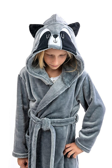 Халат дитячий, теплий Єнот, топ Крохатушка одяг Київ - фото 4