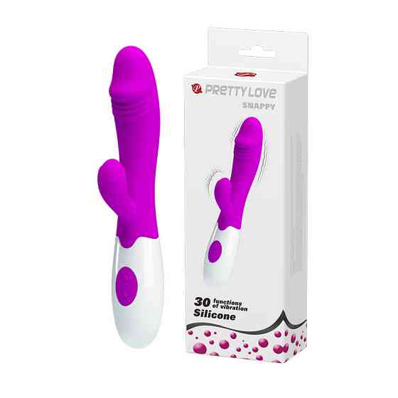 Вибратор с клиторальной стимуляцией Pretty Love Snappy Purple Sex Aura Киев