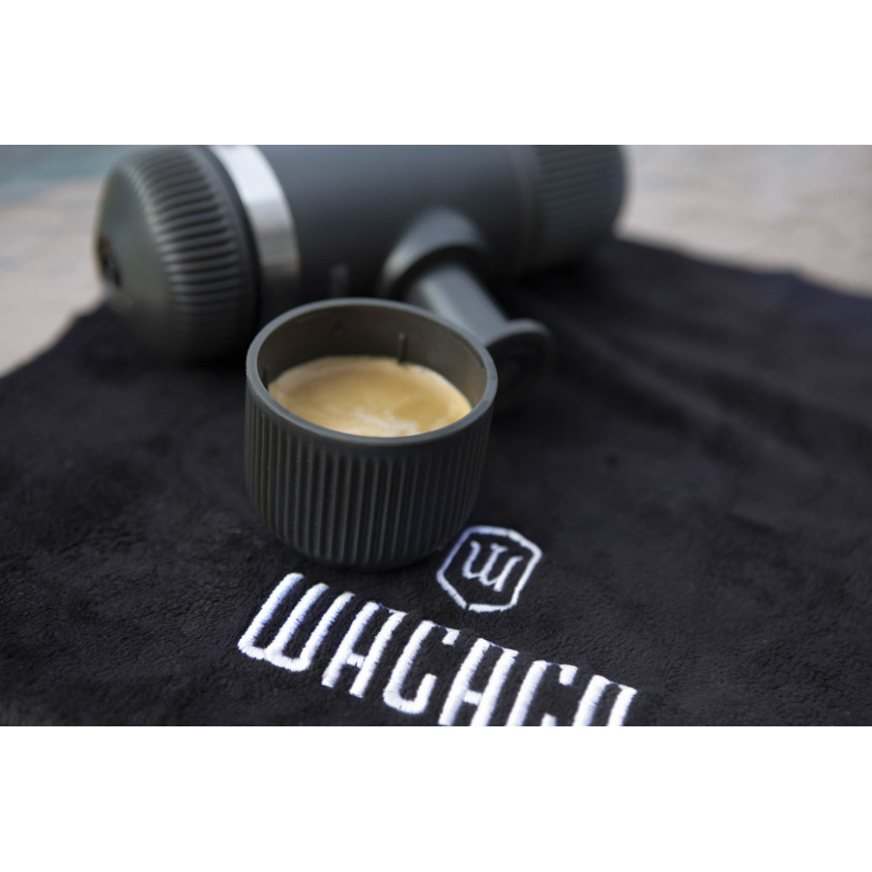 Портативна еспресо-кавоварка Wacaco Nanopresso сіра, механічна, для меленої кави Киев - изображение 5
