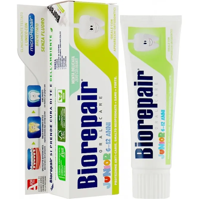 Дитяча зубна паста Biorepair Oral Care Junior 6-12 років 75 мл Львів - фото 1