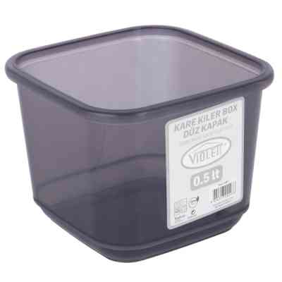 Ємність для сипучих продуктів Violet House Transparent Black 0.5 л (0297 Transparent Black) Вінниця