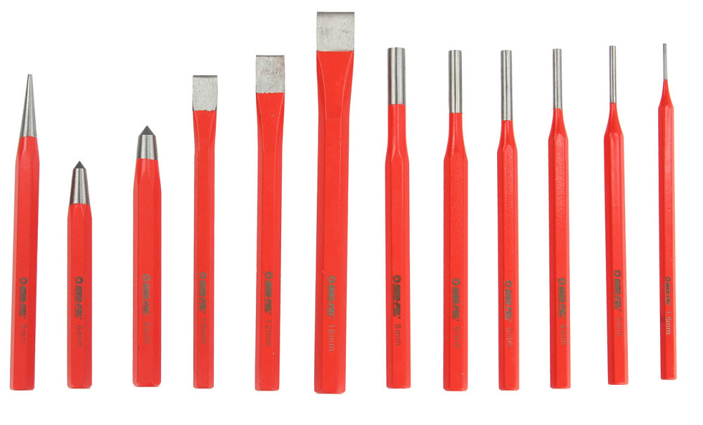 Комплект пуансонов и фрез, пробойников 12 шт с кейсом Mar-Pol (M22365) Нововолынск - изображение 4