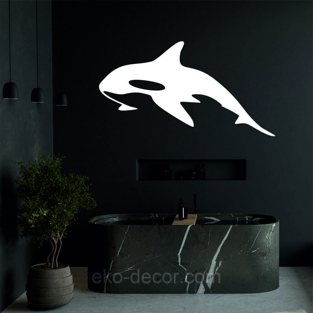 Декоративное настенное Панно «Касатка» Декор на стену 70*31 см, Белый Киев - изображение 1