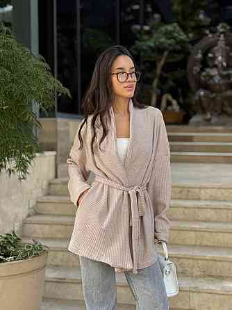 Женский теплый модный кардиган. Беж, 42/44 Одесса