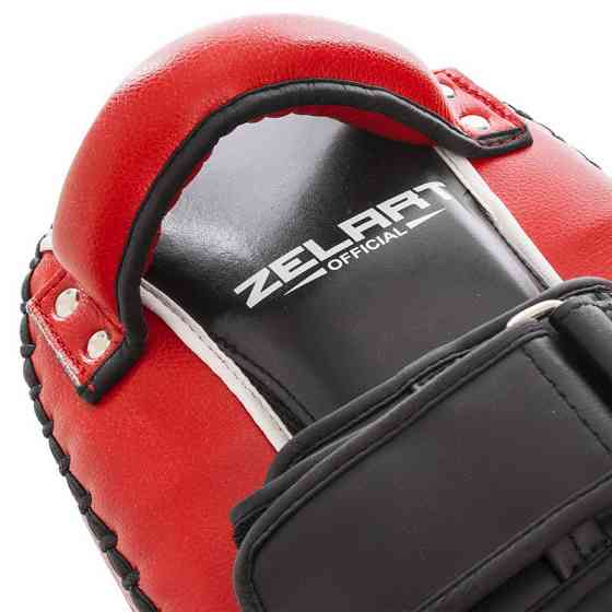 Пады для тайского бокса Тай-пэды ZELART BO-1388 размер 32x19x8 см красный Киев