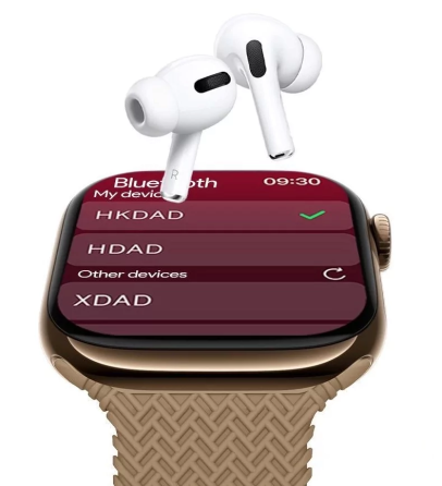 Розумний смарт-годинник HK10 Pro Max Бежевий Вінниця