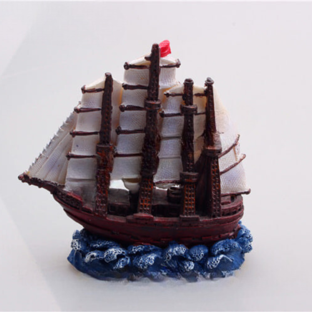 Декоративная фигурка Парусник для флорариума, моссариума, аквариума, мини-сада, рокария, микроландшафта, вазон Одесса - изображение 4