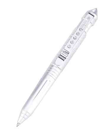 Ручка Тактична зі склобоєм Laix B2 Tactical Pen / алюміній Срібло Дніпро